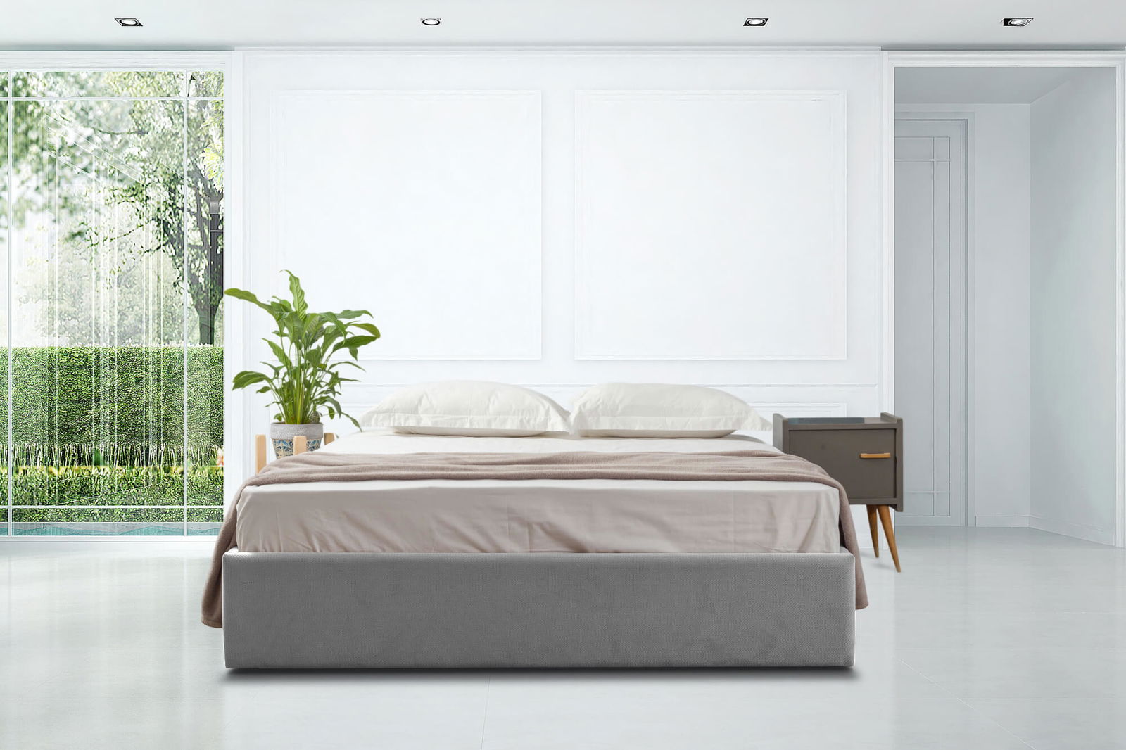 Επενδυμένο Κρεβάτι Earth 4