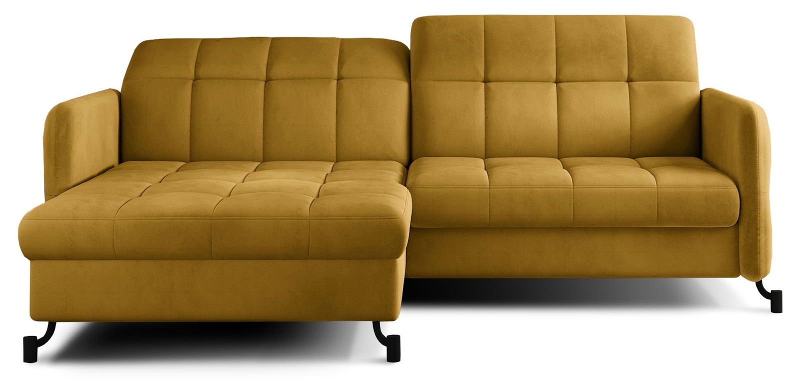 Γωνιακός καναπές Lorette-Moustardi-Αριστερή 1