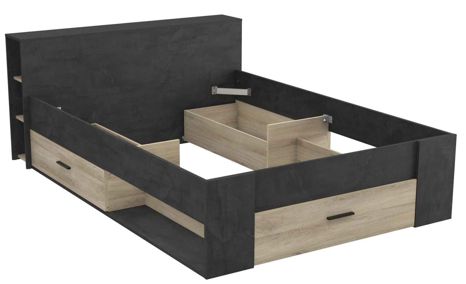 Κρεβάτι Robin-140 x 190-Anthraki 1