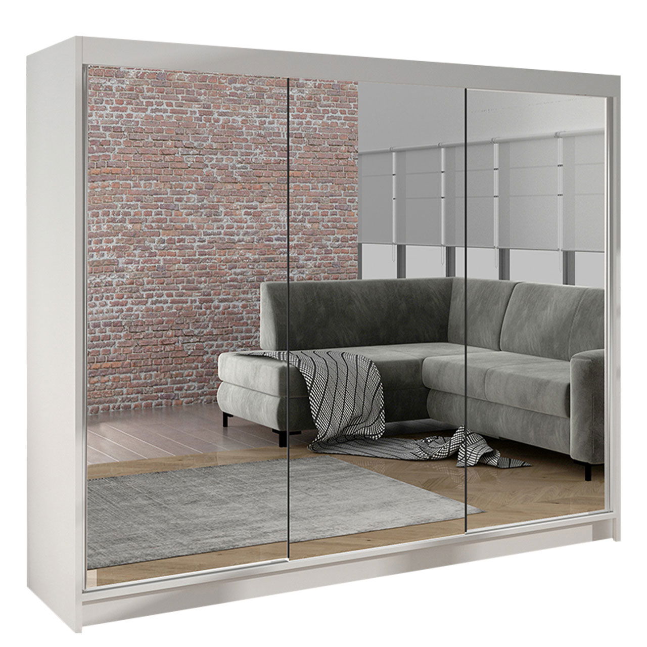 Ντουλάπα Derby III συρόμενη 1