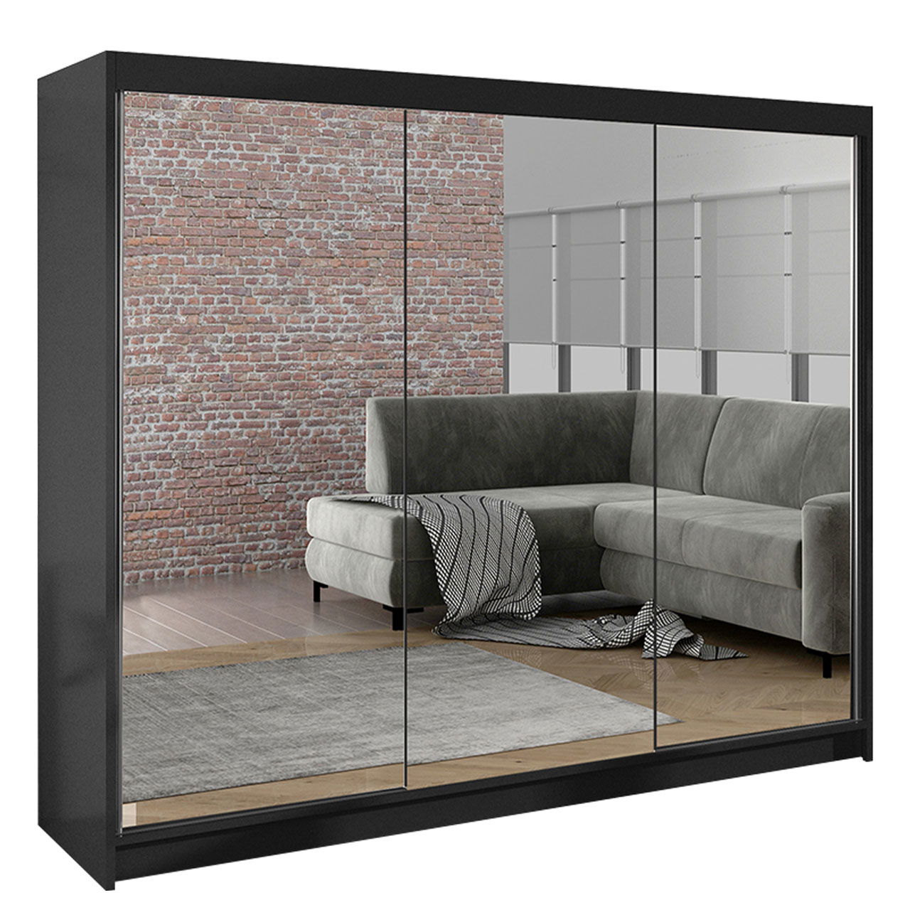 Ντουλάπα Derby III συρόμενη 5