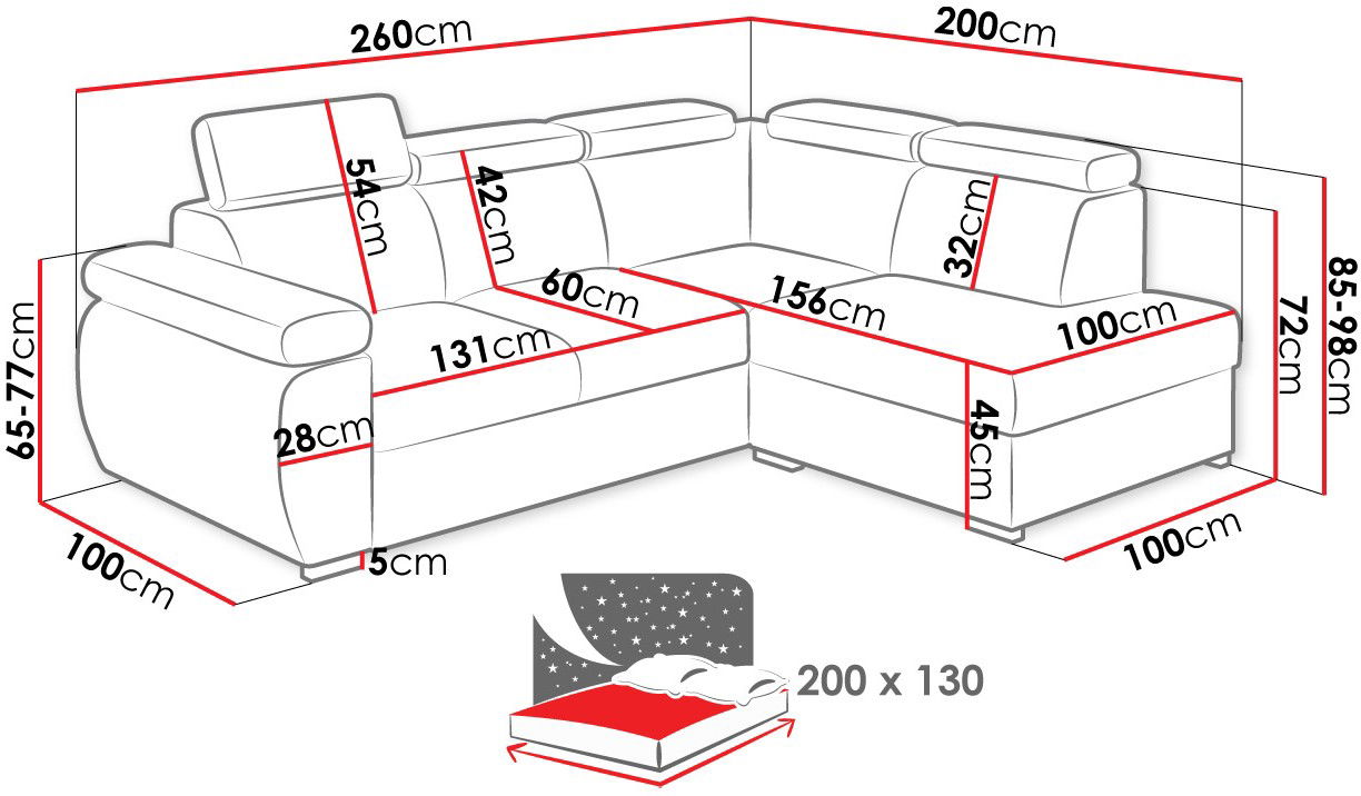 Γωνιακός καναπές Boston 3