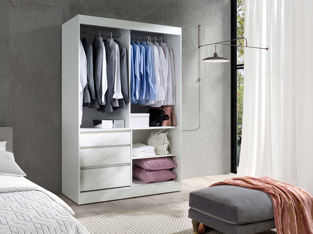 Ντουλάπα Haiti Δίφυλλη 4