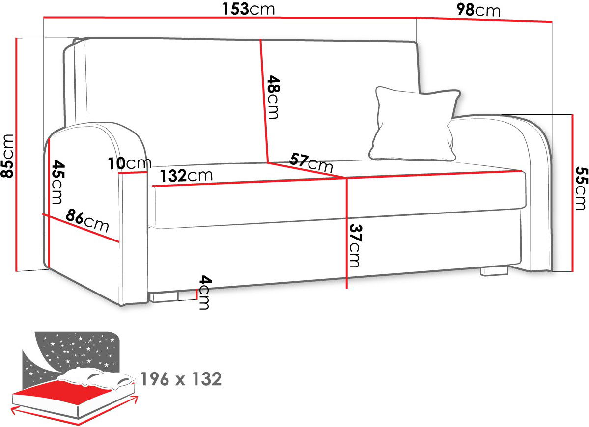 Καναπές Viva Soft III τριθέσιος 3