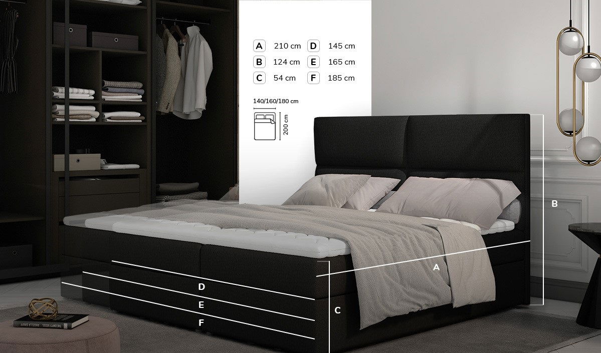 Επενδυμένο κρεβάτι Alert 5