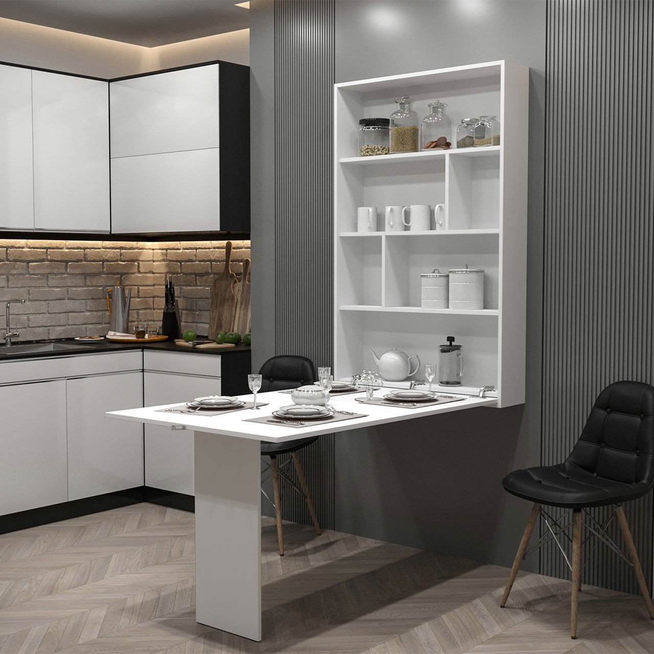 Αναδιπλούμενο τραπέζι Abi 6