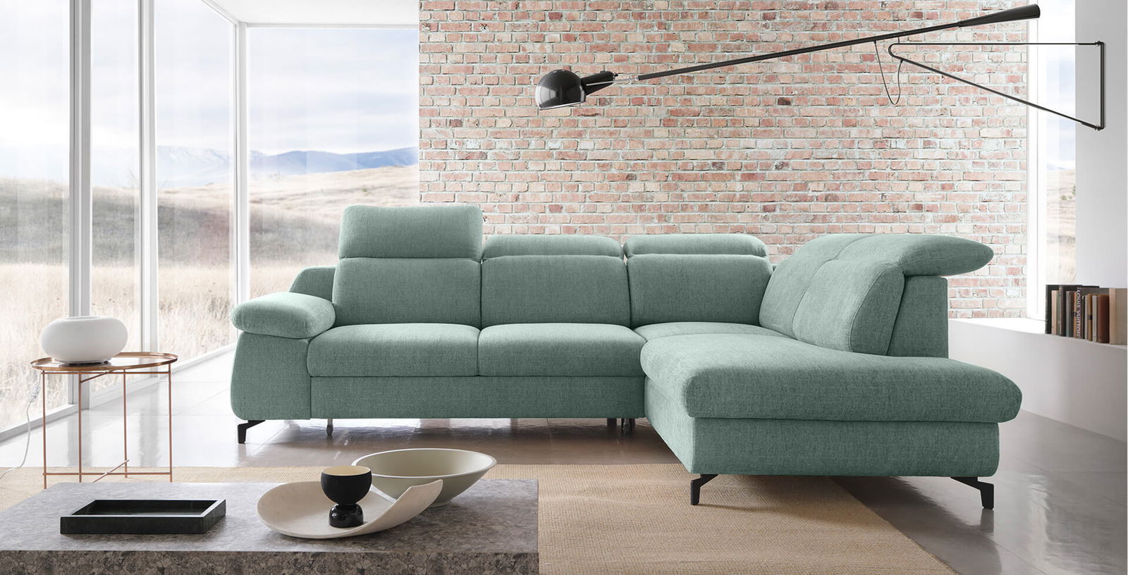 Γωνιακός καναπές Diminicana 2