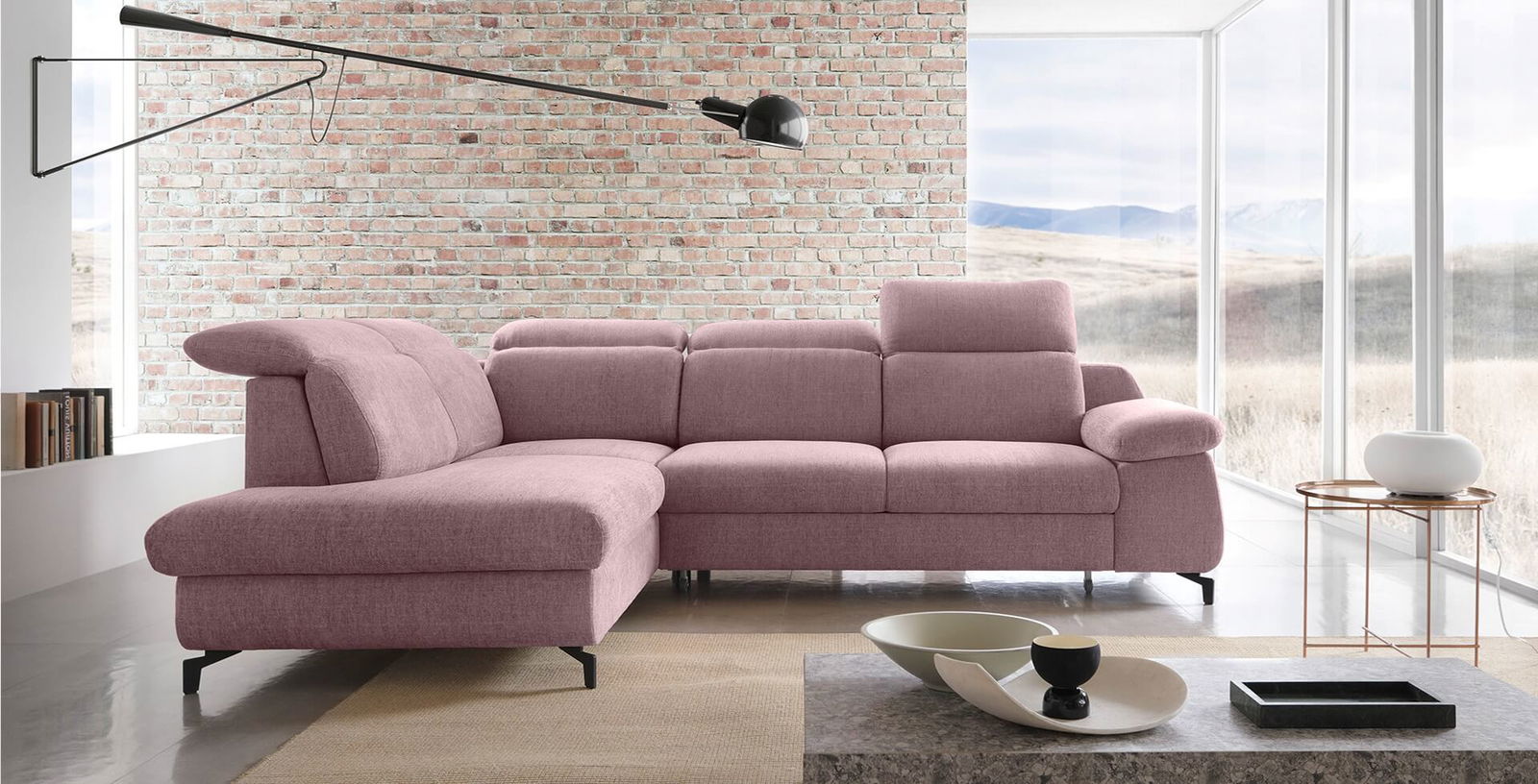 Γωνιακός καναπές Diminicana 4