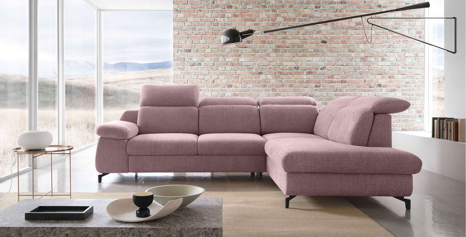 Γωνιακός καναπές Diminicana 5