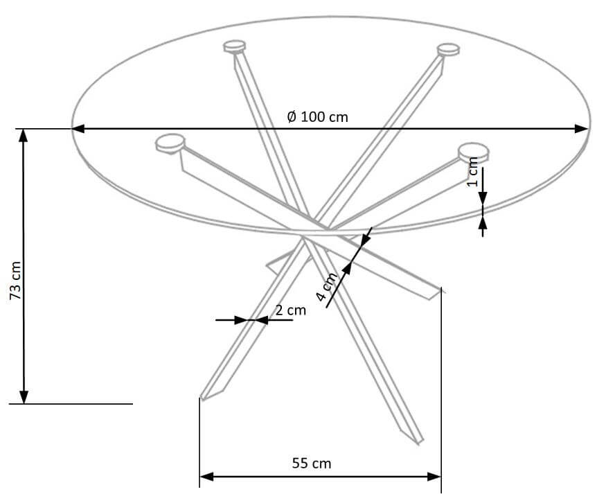 Σετ τραπεζαρίας Raymondo 6