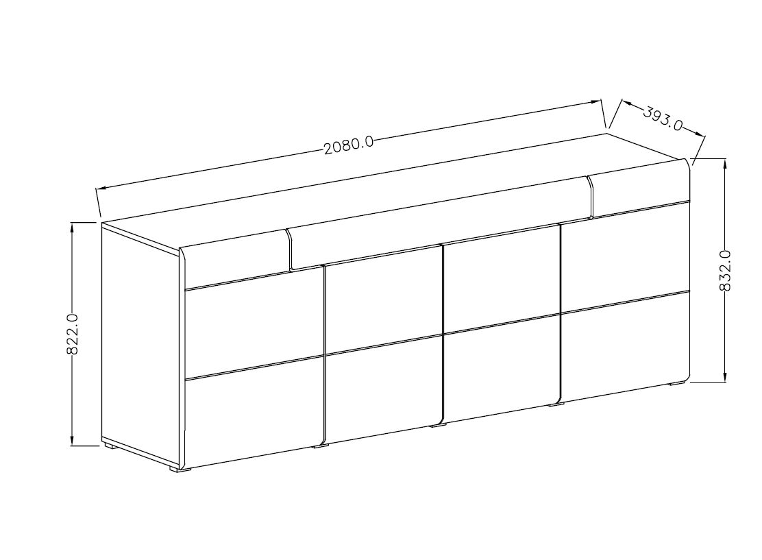 Μπουφές Toldo 25 4
