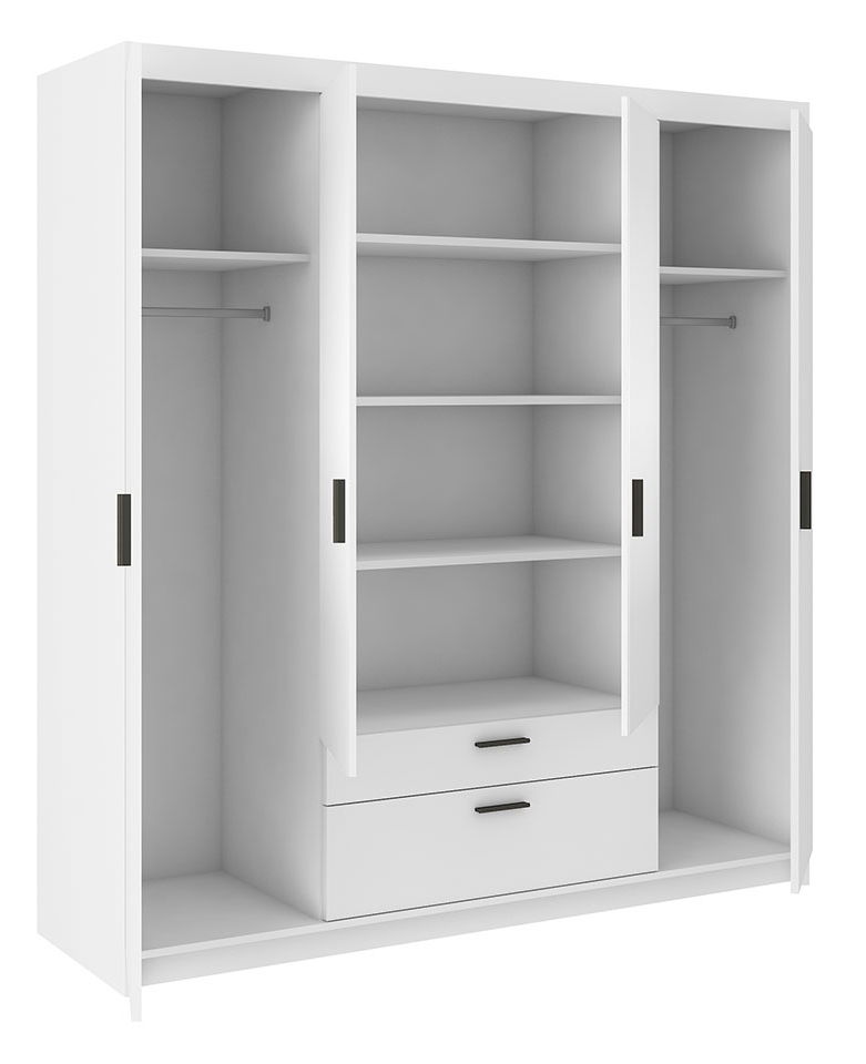 Ντουλάπα τετράφυλλη Elena 4D 4