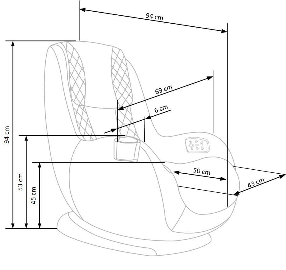 Πολυθρόνα Relax Delano 3