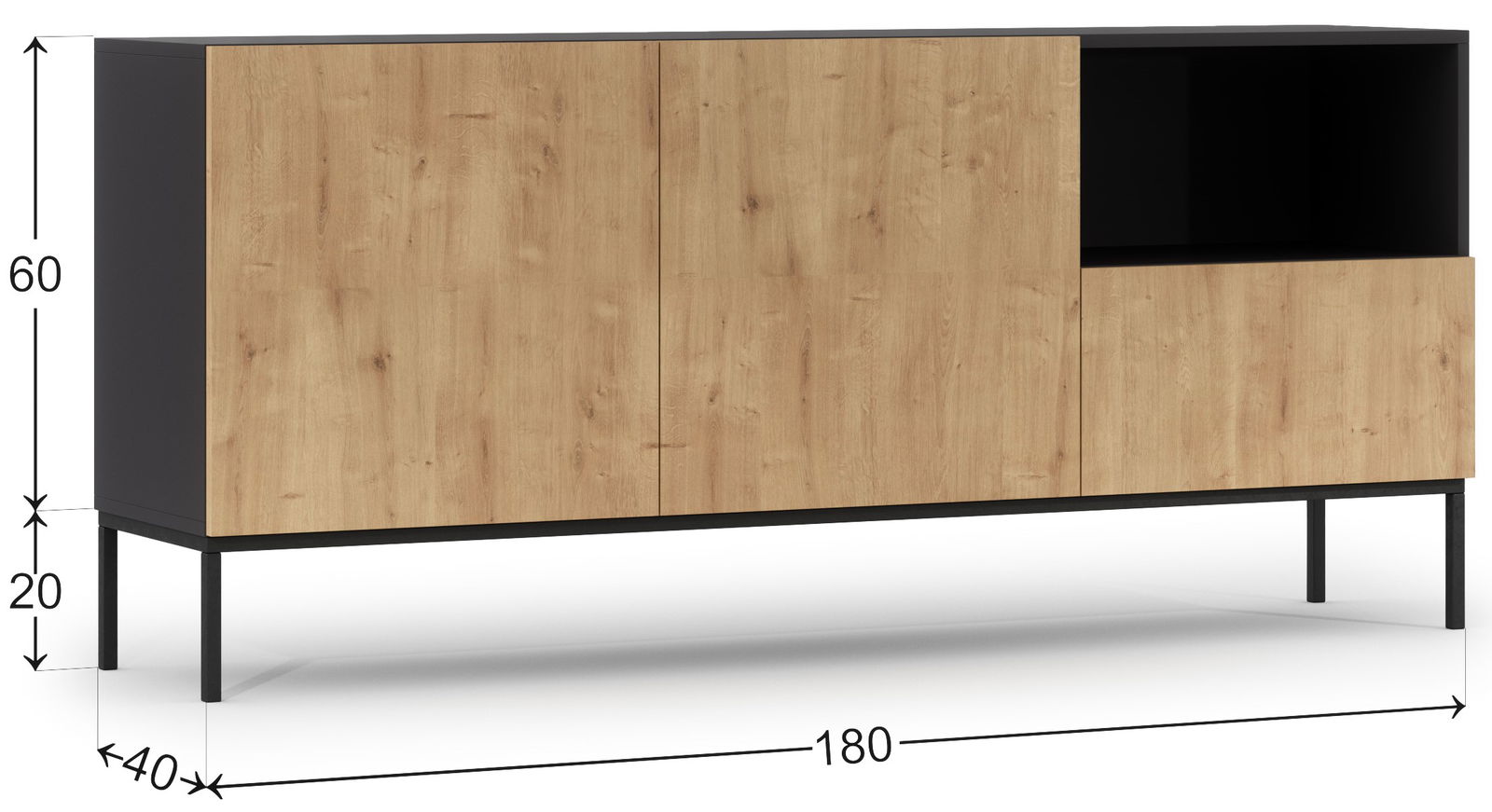 Μπουφές Lazzy II 3