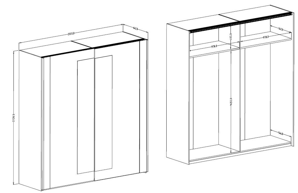 Ντουλάπα Sigon συρόμενη 4
