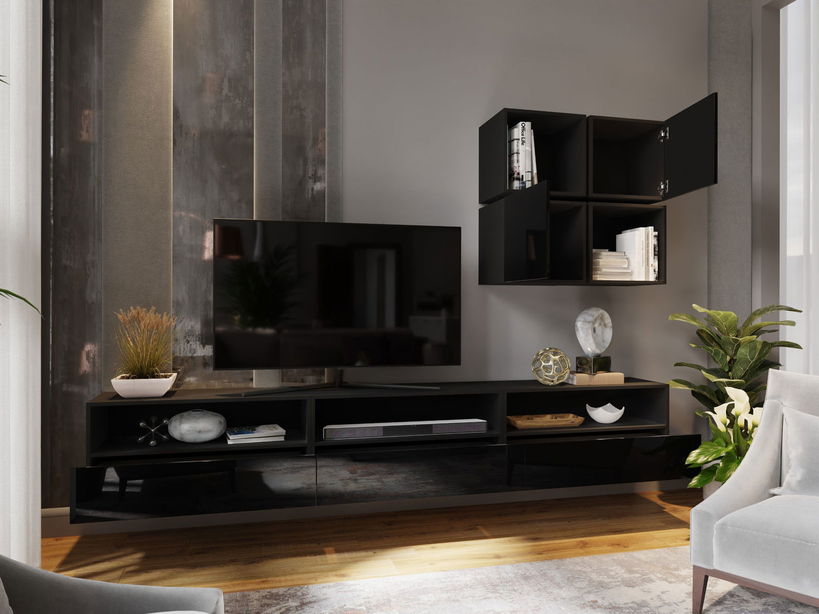 Σύνθετο σαλονιού Lafarge 3