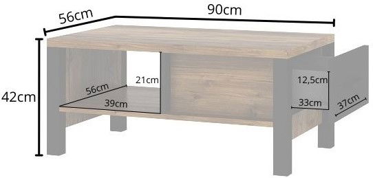 Τραπεζάκι σαλονιού Violin 3