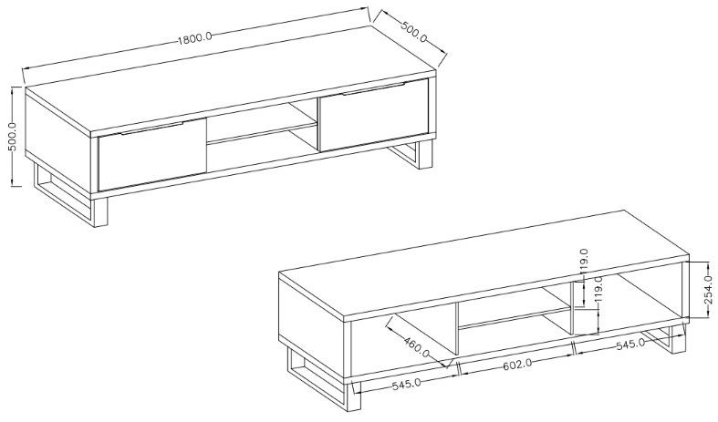 Έπιπλο τηλεόρασης Halley max 3