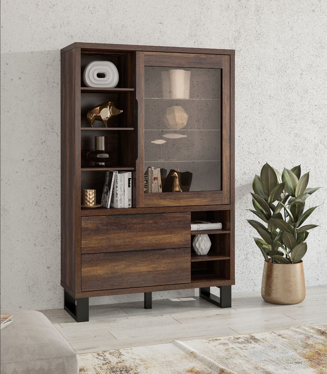 Βιτρίνα Halley 1D2D 4