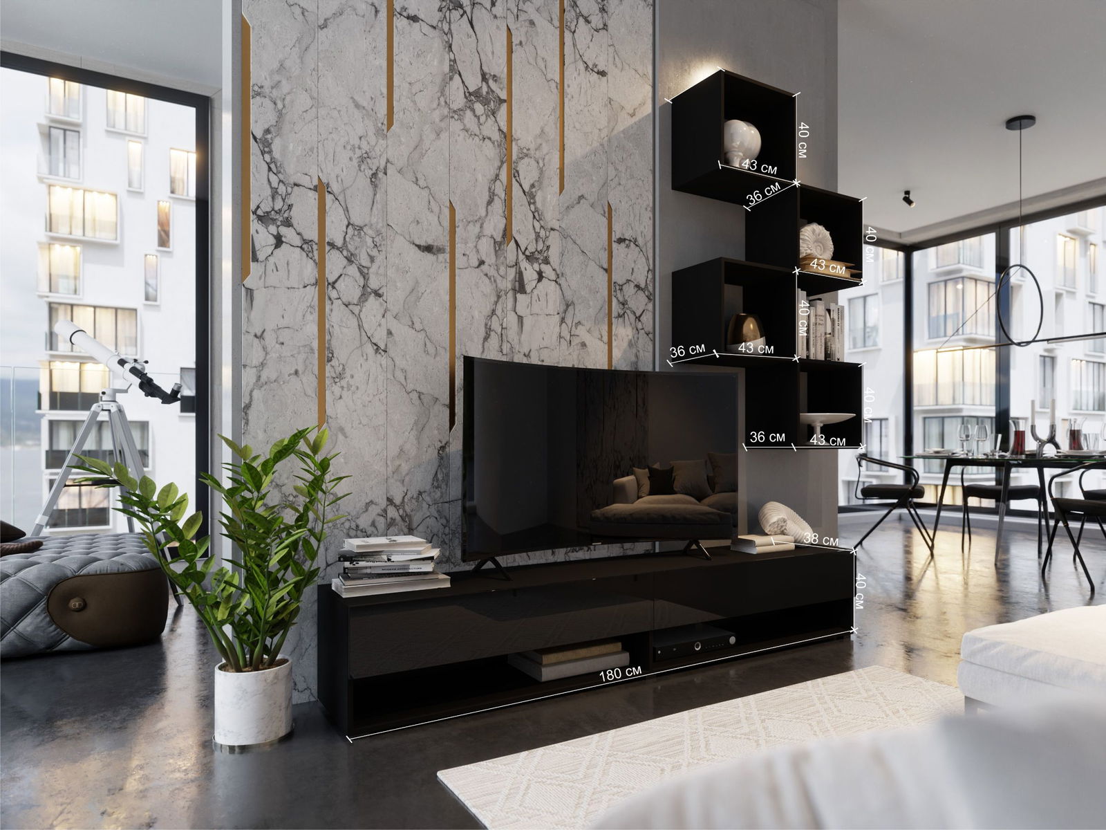 Σύνθεση σαλονιού Andre 4