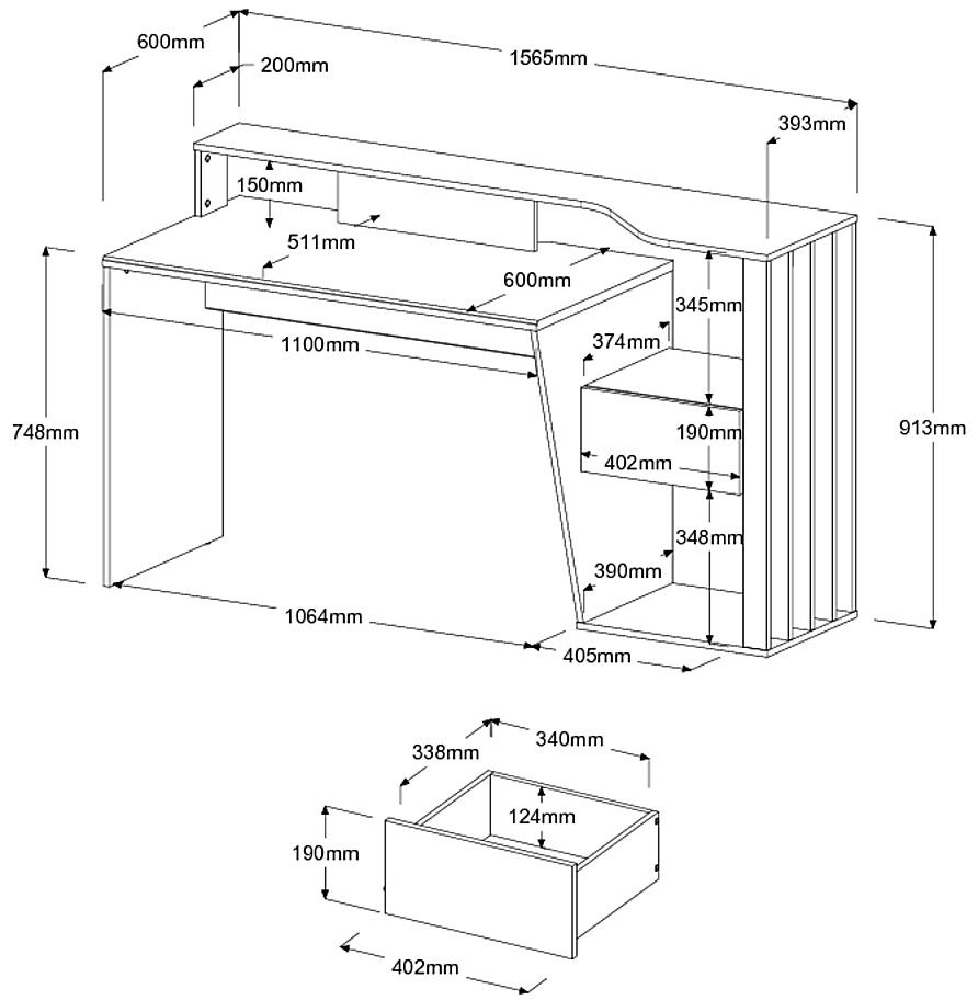 Σύνθεση γραφείου Almpa 4