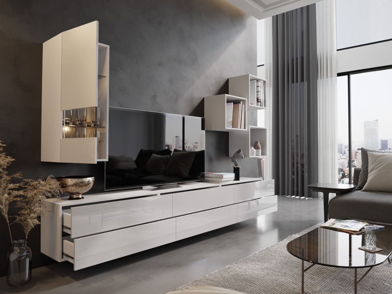 Σύνθεση σαλονιού Hoove 3