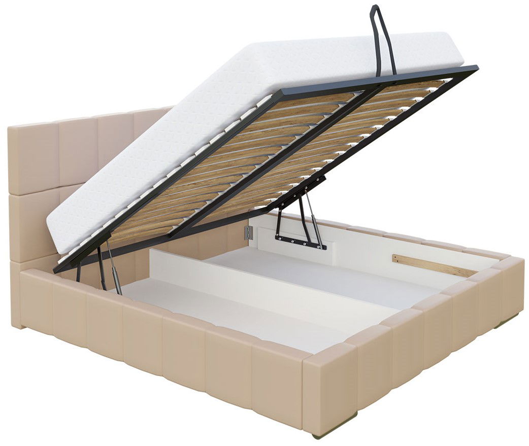 Επενδυμένο κρεβάτι Leo 2