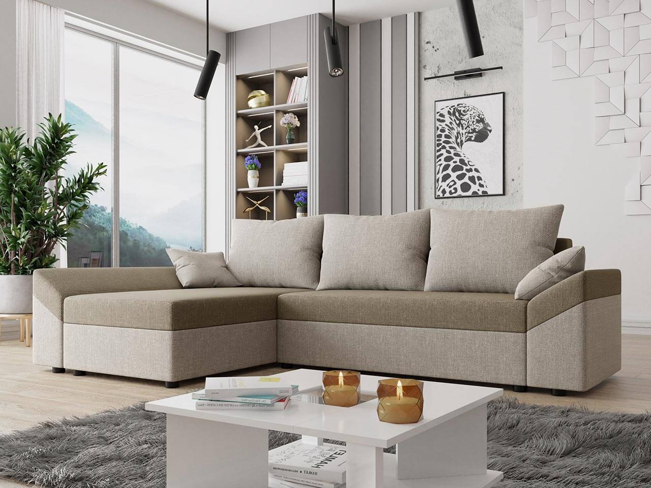 Γωνιακός καναπές Dante L 2