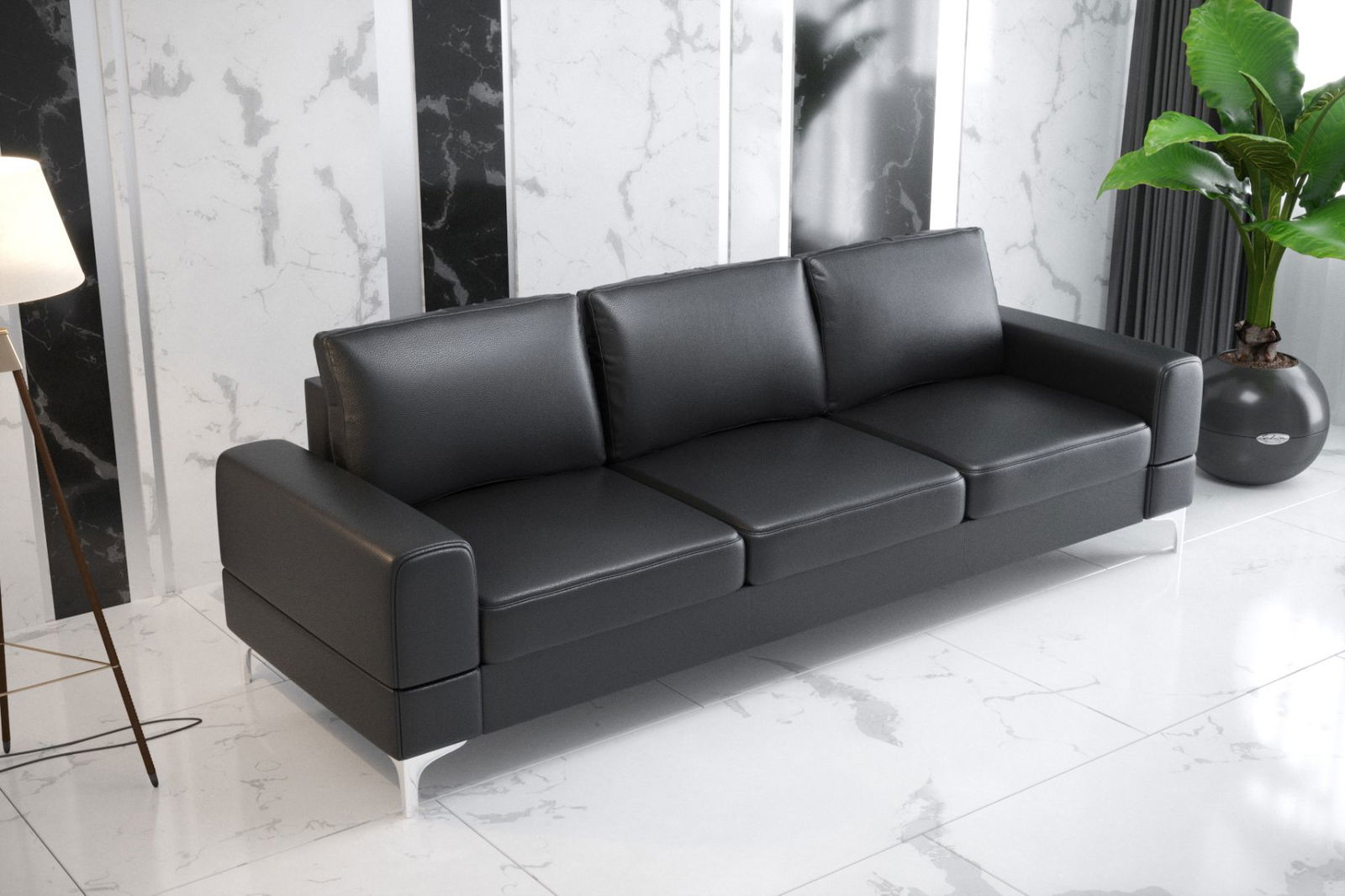 Καναπές-Κρεβάτι Radial Eco LTHR 5