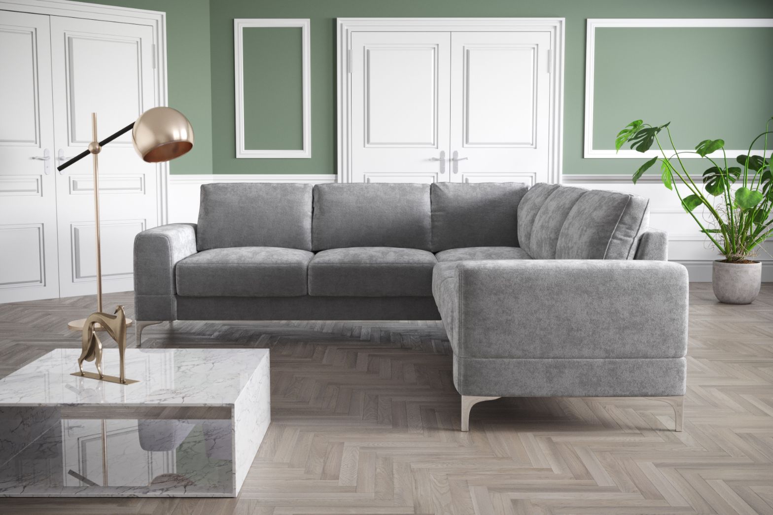 Γωνιακός καναπές Radial Max 2