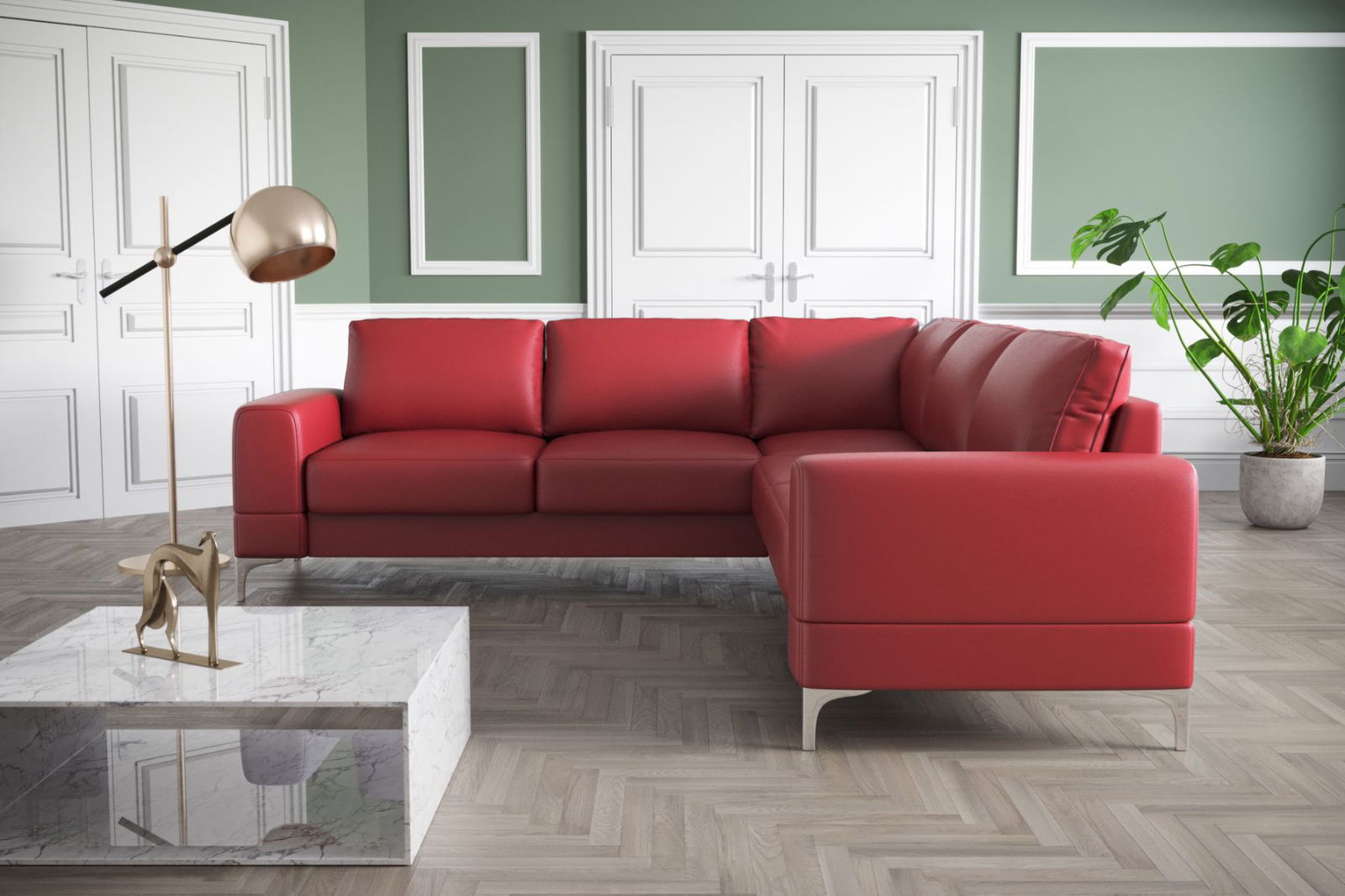 Γωνιακός καναπές Radial Max LTHR 6