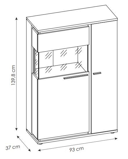 Βιτρίνα Inala 2D 3