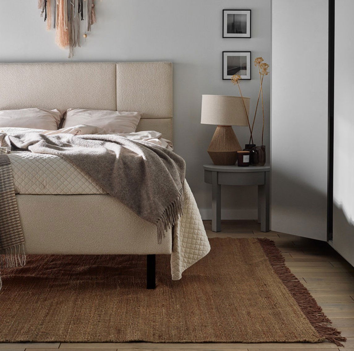 Επενδυμένο κρεβάτι Geometric 5