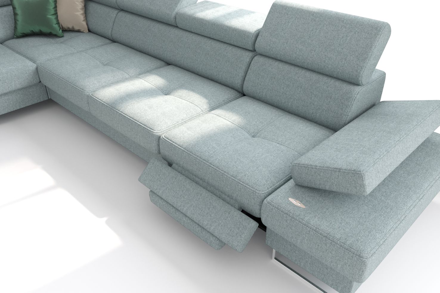 Γωνιακός καναπές Gelito Relax 5