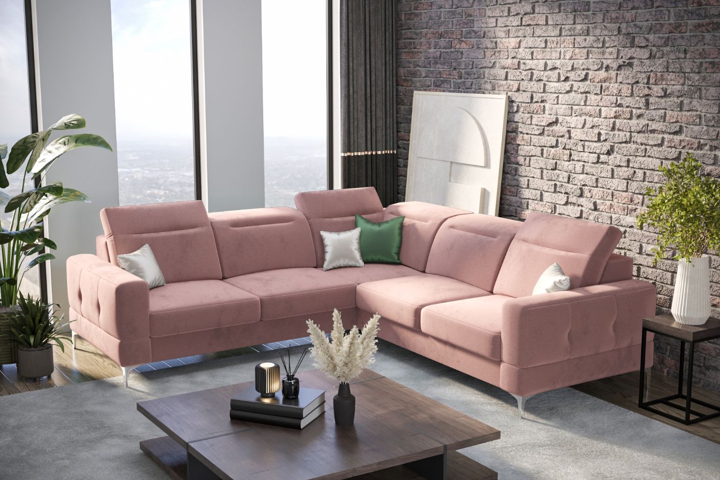 Γωνιακός καναπές Melindo Max 3