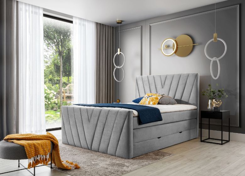 Επενδυμένο κρεβάτι Alba 3