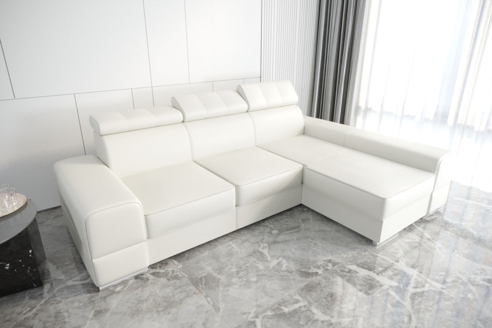 Γωνιακός Καναπές Dren Eco LTHR 6