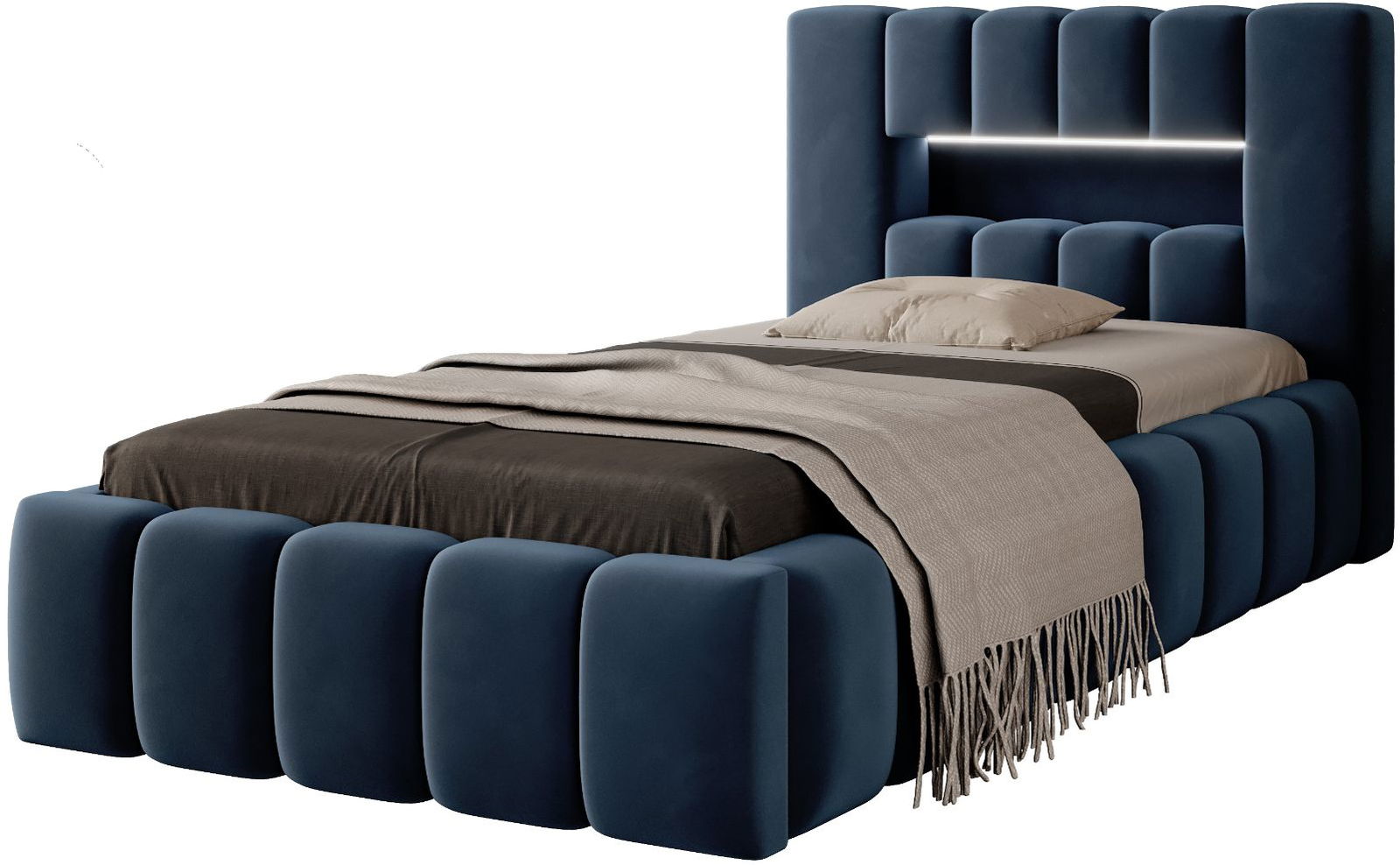 Επενδυμένο κρεβάτι Mercy mini 1