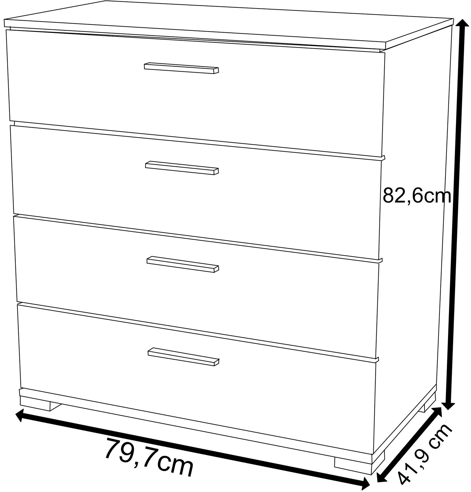 Συρταριέρα Izzy 3