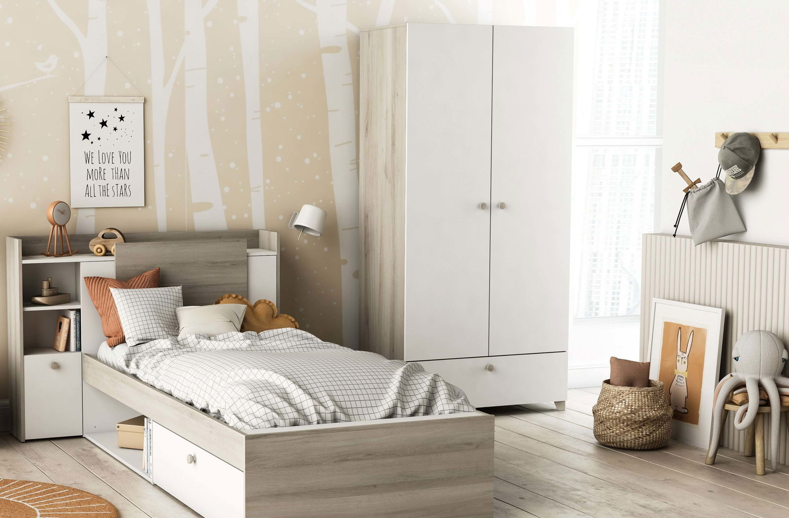 Ντουλάπα δίφυλλη Senna D 4