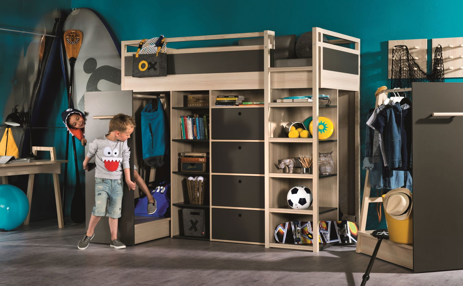 Πολυμορφική κουκέτα Spot Young 6