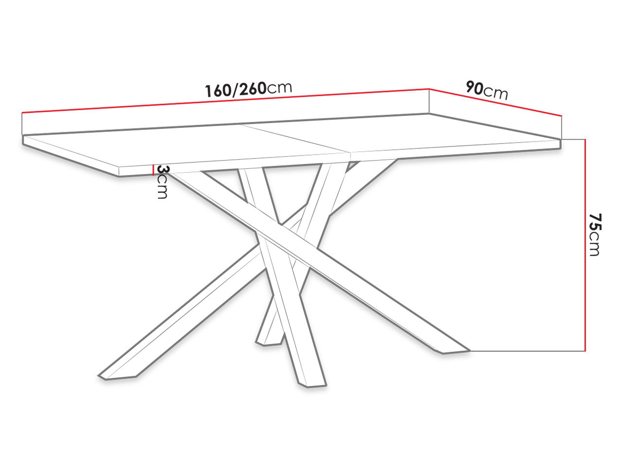 Τραπέζι Cali επεκτεινόμενο 4