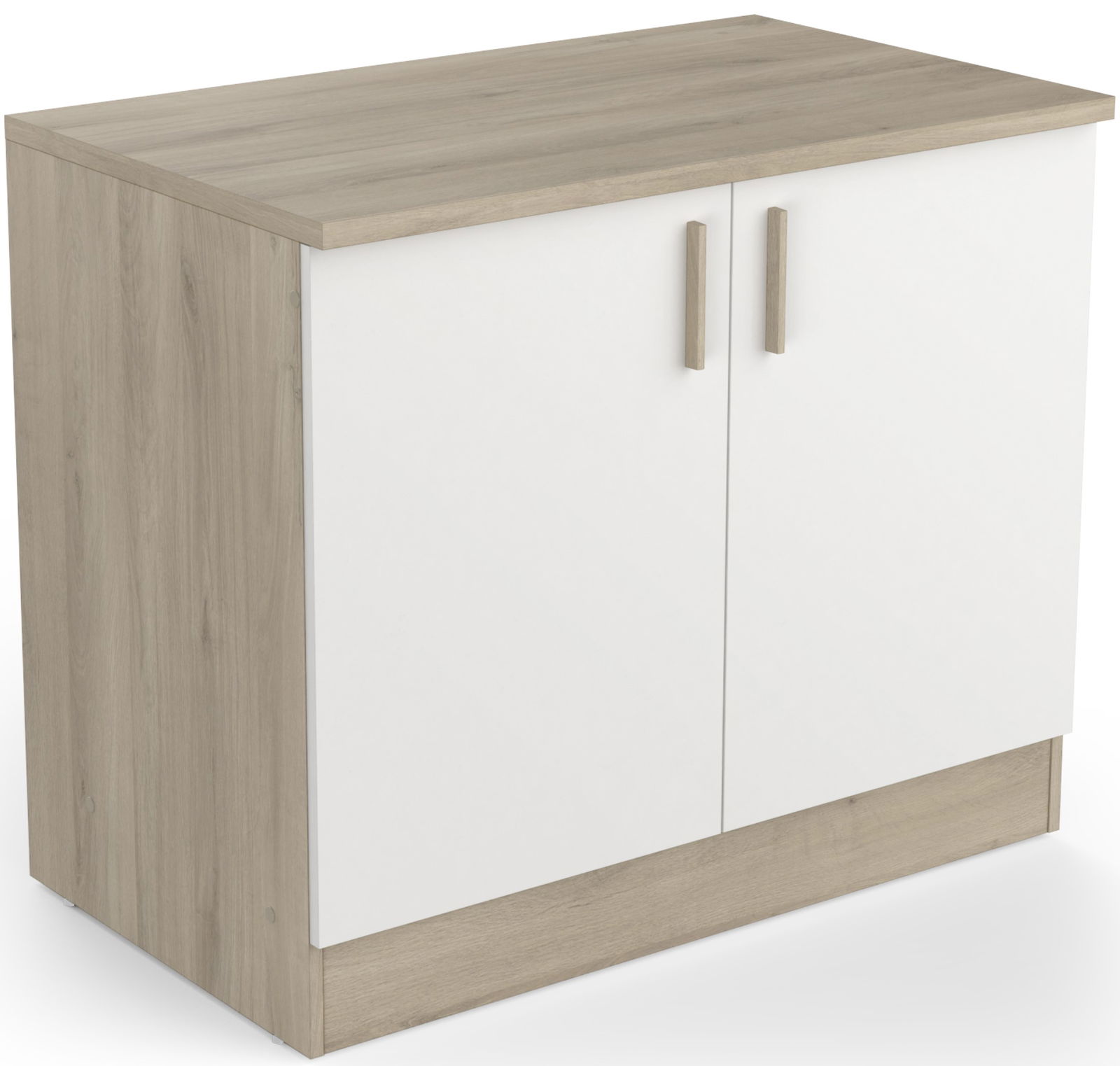 Επιδαπέδιο ντουλάπι Poppy 100-Fusiko-Leuko 1