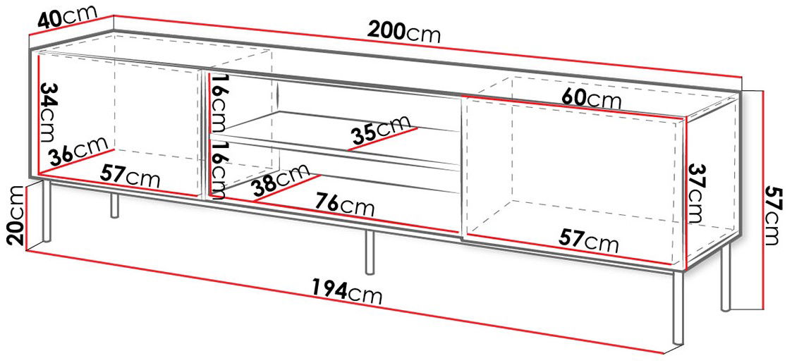 Έπιπλο τηλεόρασης Slide III 3