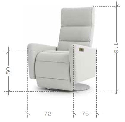 Πολυθρόνα relax Graham 3