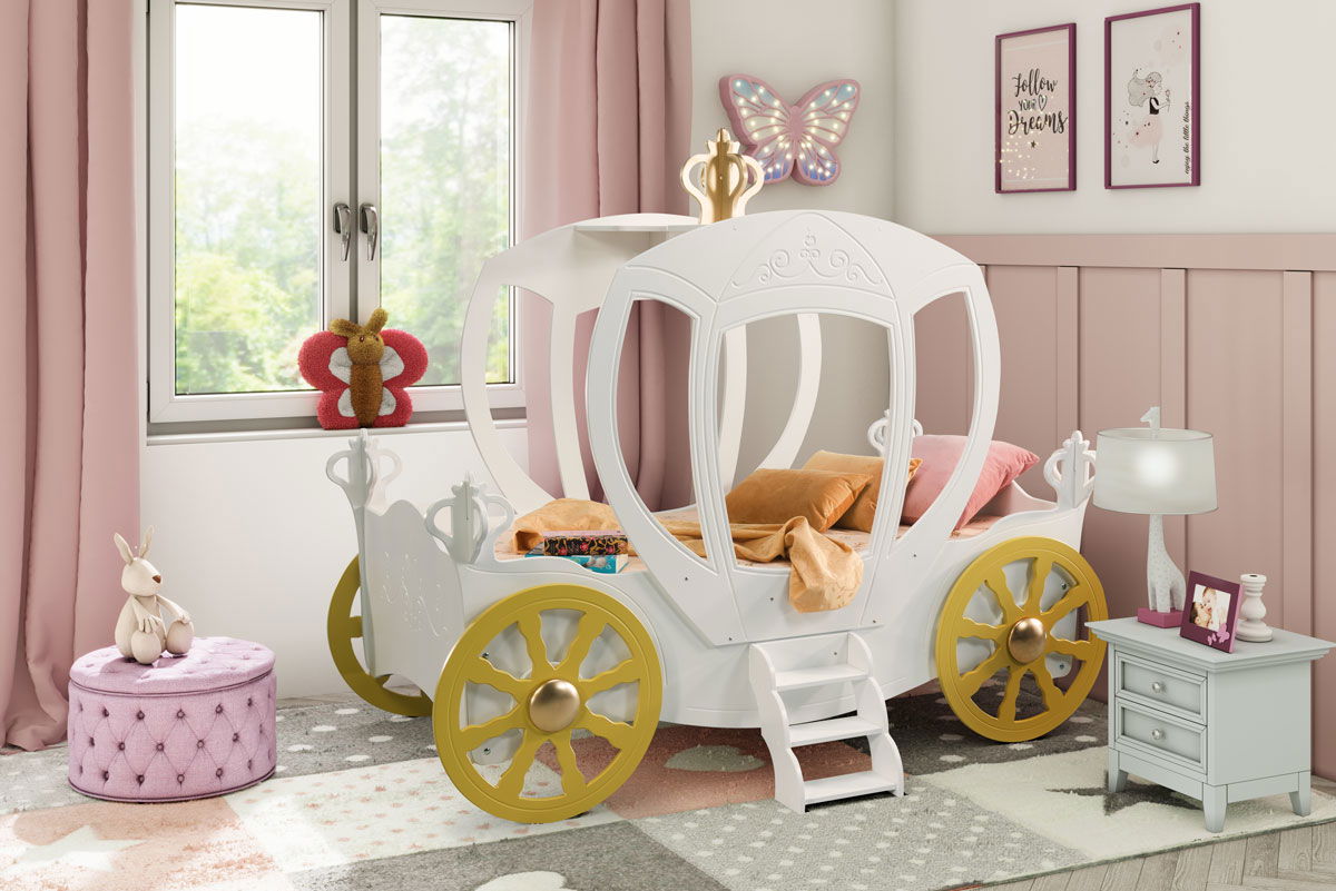 Κρεβάτι παιδικό Princess Cariage 2