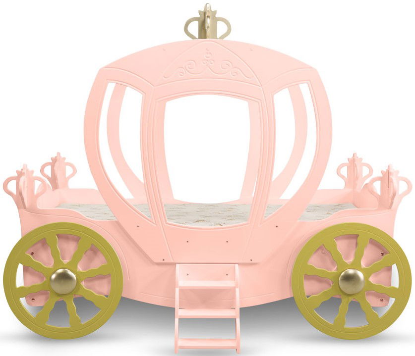 Κρεβάτι παιδικό Princess Cariage-Roz 4