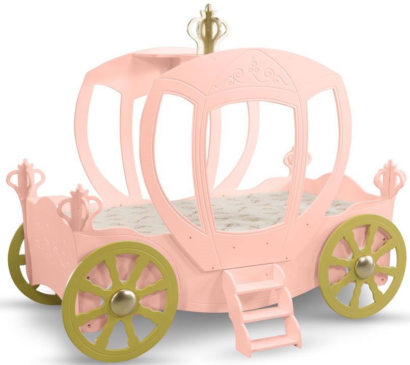 Κρεβάτι παιδικό Princess Cariage-Roz 5