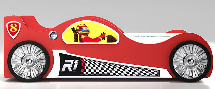 Κρεβάτι παιδικό Monza-Kokkino 6