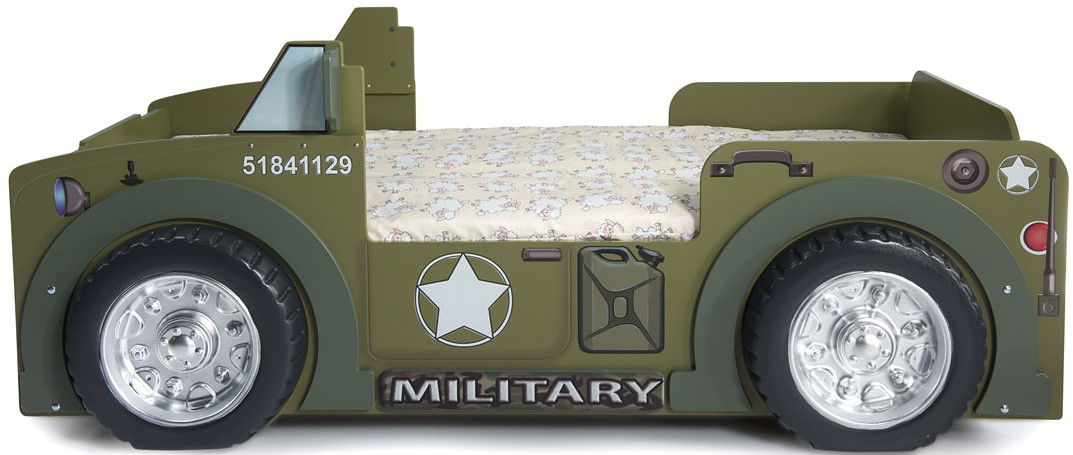 Κρεβάτι παιδικό Jeep-Prasino 2